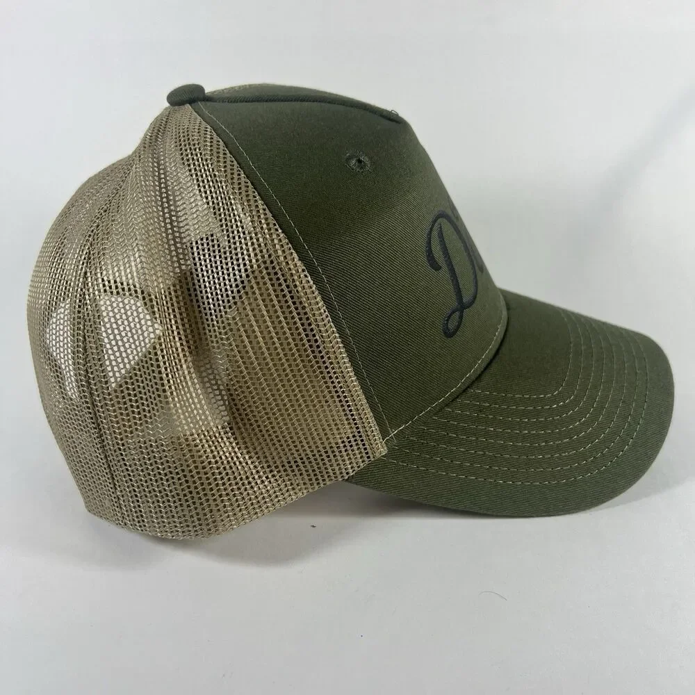 GIRL DAD Printed Five Panel Trucker Hat Port Authority Brand Trucker Cap